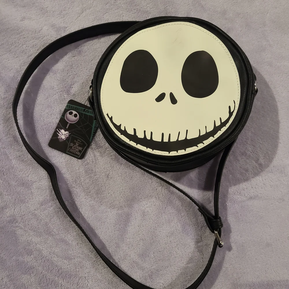 Jack Sklingto. Bioworld Black Crossbody Bag